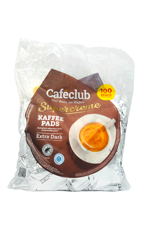 Supercreme Megabeutel Extra Dark Roast 100 st. Koffiepad