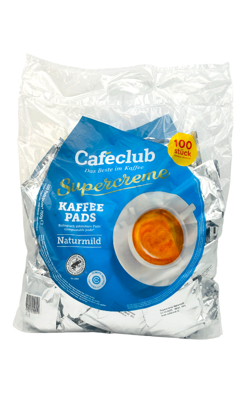 Supercreme Megabeutel Naturmild 100 st. Koffiepad