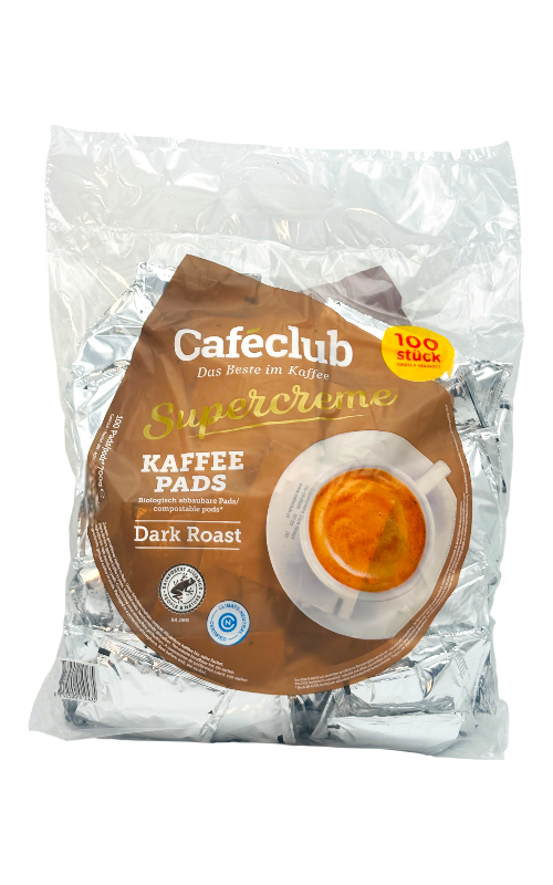 Supercreme Megabeutel Dark Roast 100 st. Koffiepad