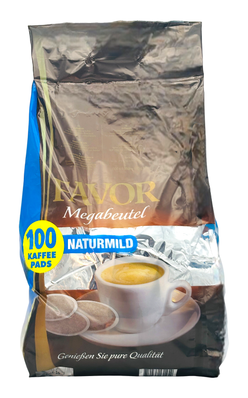 Megabeutel Mild 100 st. Koffiepad